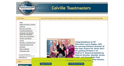 Desktop Screenshot of colvilletoastmasters.org